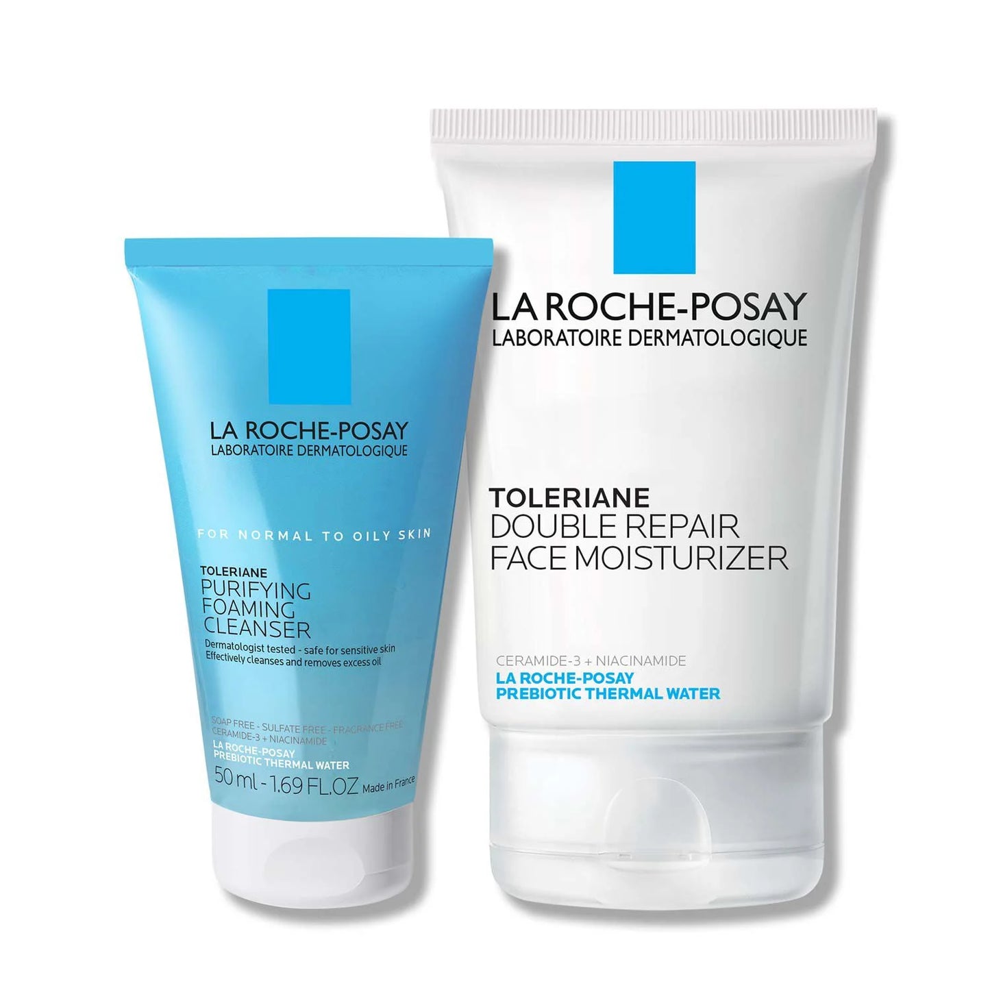 La Roche-Posay Toleriane Double Repair Face Moisturizer, Daily Moisturizer Face Cream with Ceramide & Niacinamide for All Skin Types, Immediate Comfort & Long Lasting Hydration, Fragrance Free